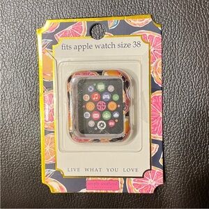 NEW 38MM Apple Watch bumper from Simply Southern, Pattern: ZEST (citrus)